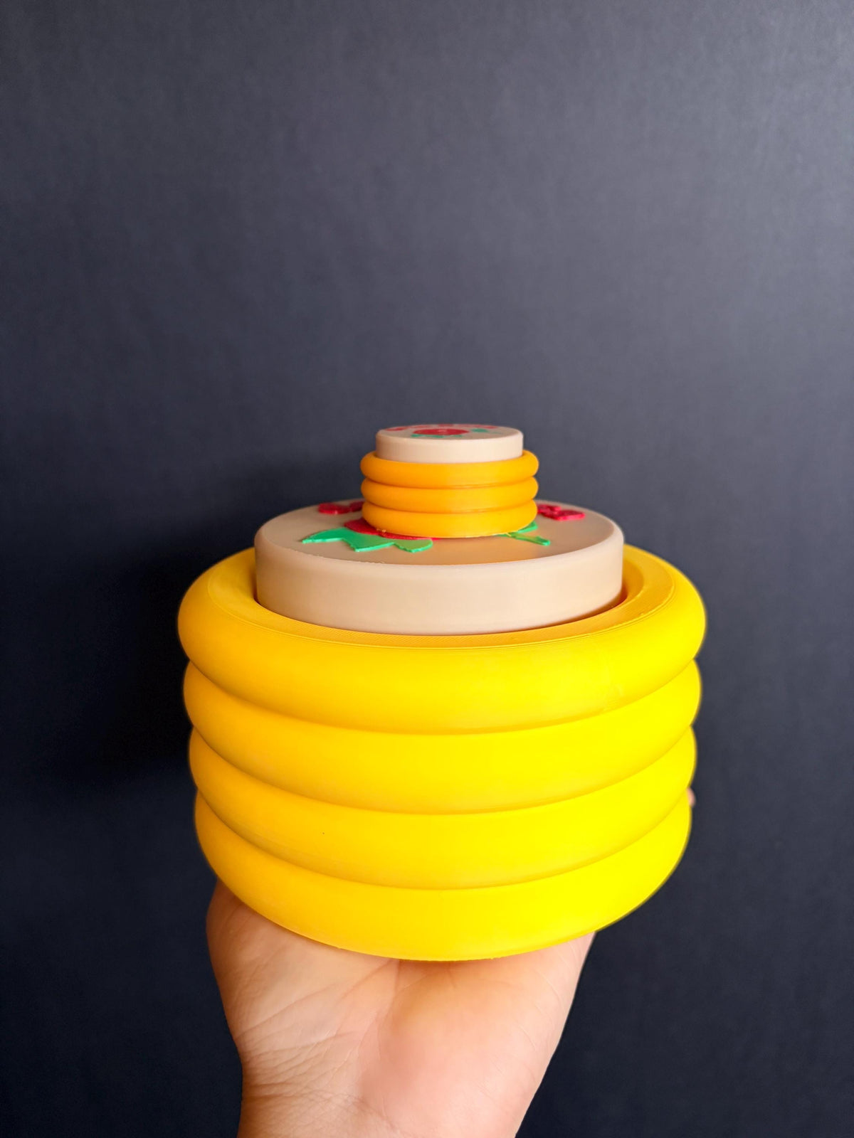 Giant Mazapán Clicker | Jumbo Mexican Candy Fidget Button | Sensory Desk Toy | Dulcería Stress Relief | Latina Gift | 3D Printed