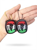 HECHO EN MÉXICO 2-Pack Clicker Keychains with Can Opener | 3D Printed