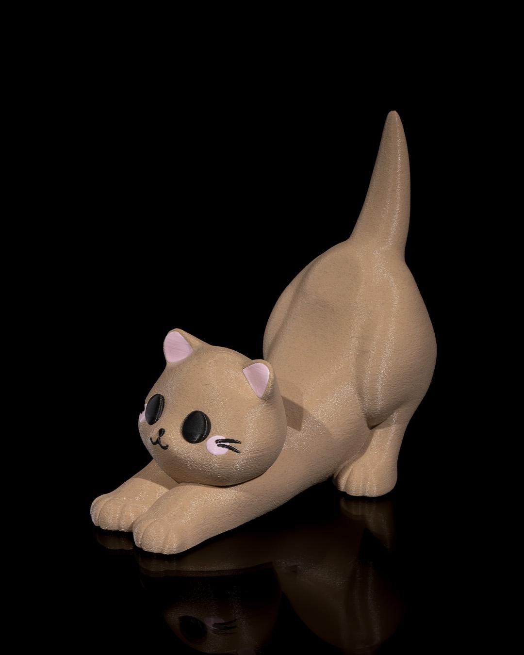 Cute Stretching Cat Multipurpose Holder – Desk Organizer