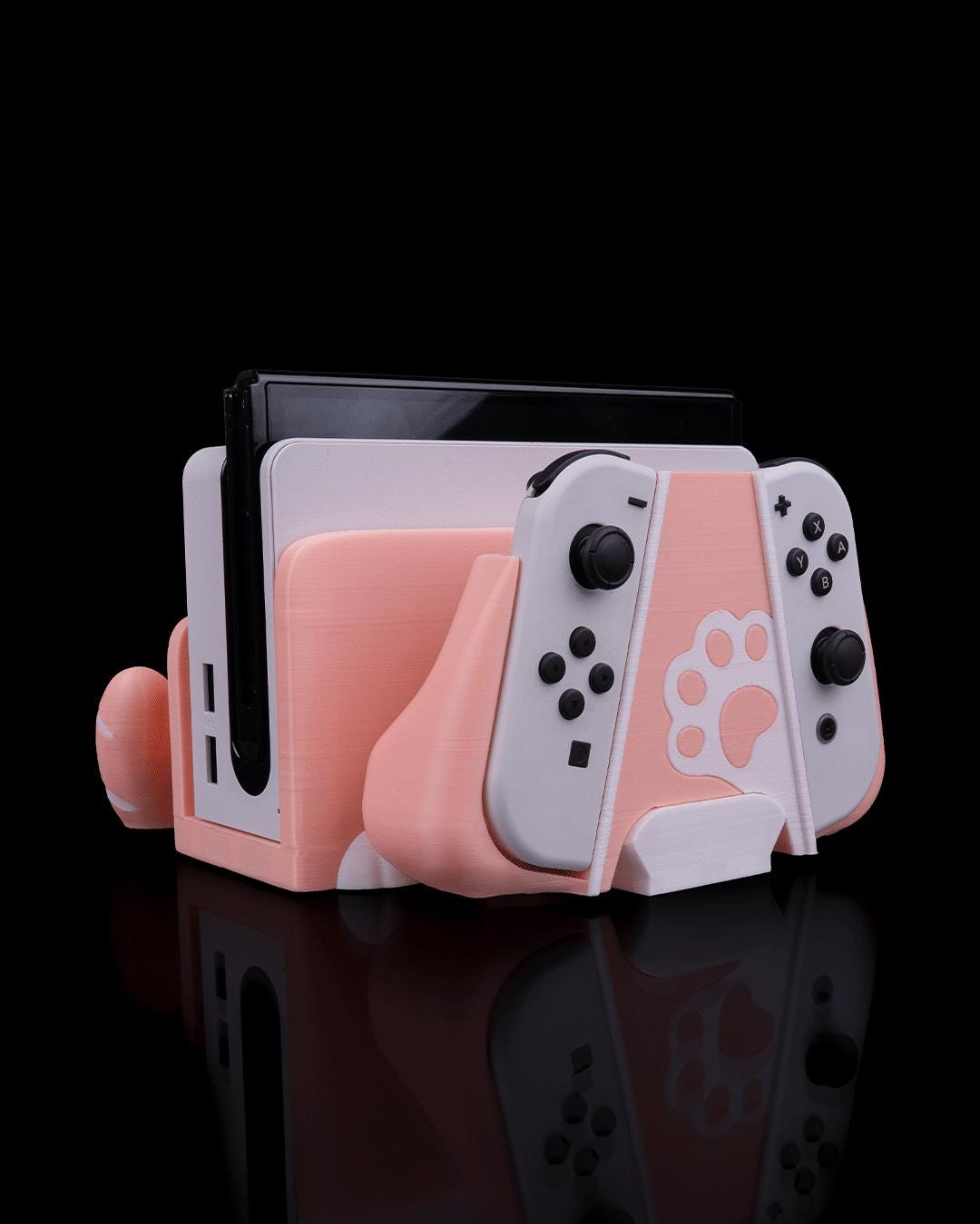 Kitty Loaf Nintendo Switch Dock Cover & Joy-Con Controller Holder – Gaming Organizer