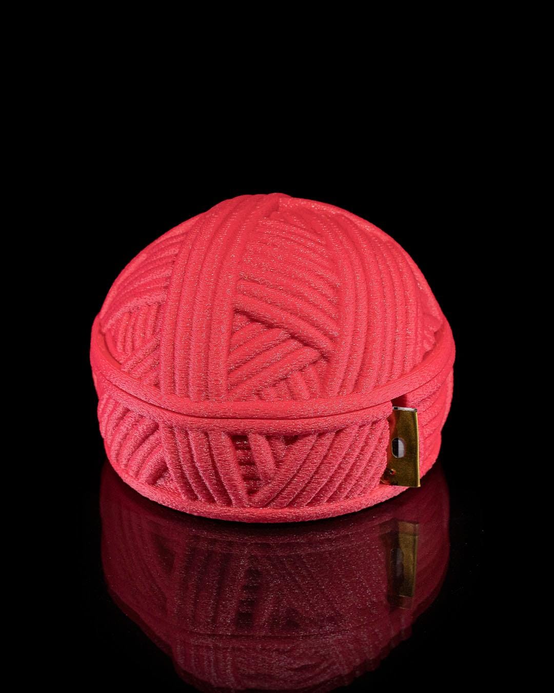 3D Printed Yarn Ball Tape Measure Rewinder – Knitting Measuring Tool (Tape not included)