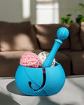 Pull the Strings Yarn Bowl & Crochet Hook Holder Kit – 3D Printed Fiber Arts Organizer