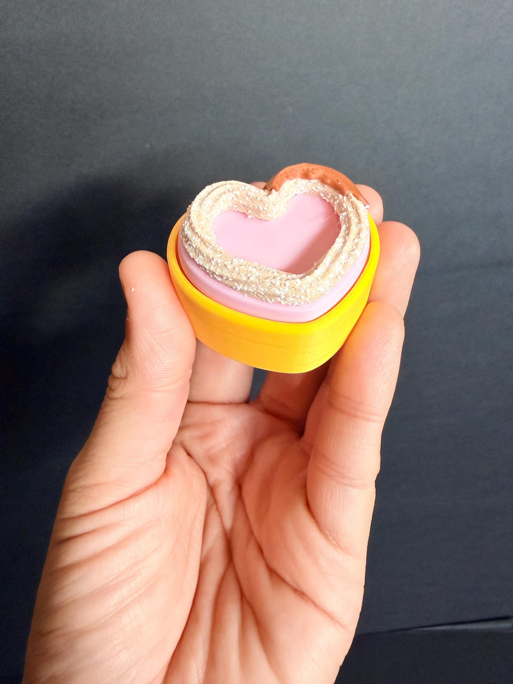 Churro Heart Clicker & Soda Can Opener | Cute Fidget Toy Keychain