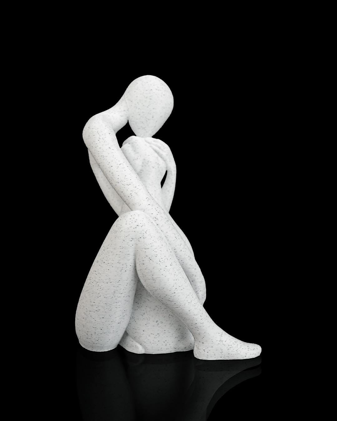 Best Friend Statue - Human & Dog 16cm Sculpture  - Pet Lover Gift