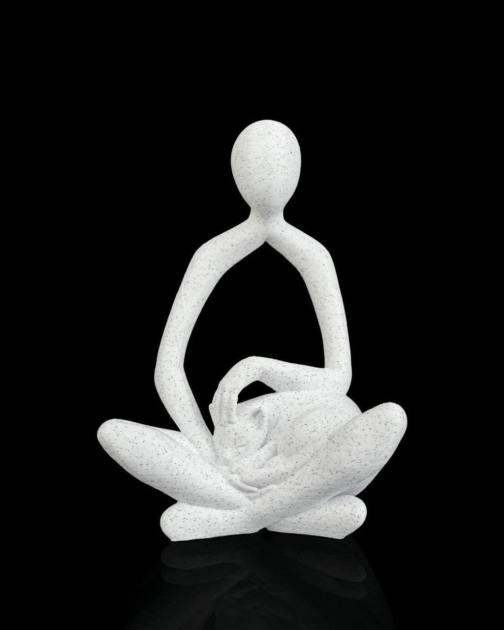 Lap Cat Statue - Person & Cat 16cm Sculpture  - Cat Lover Gift