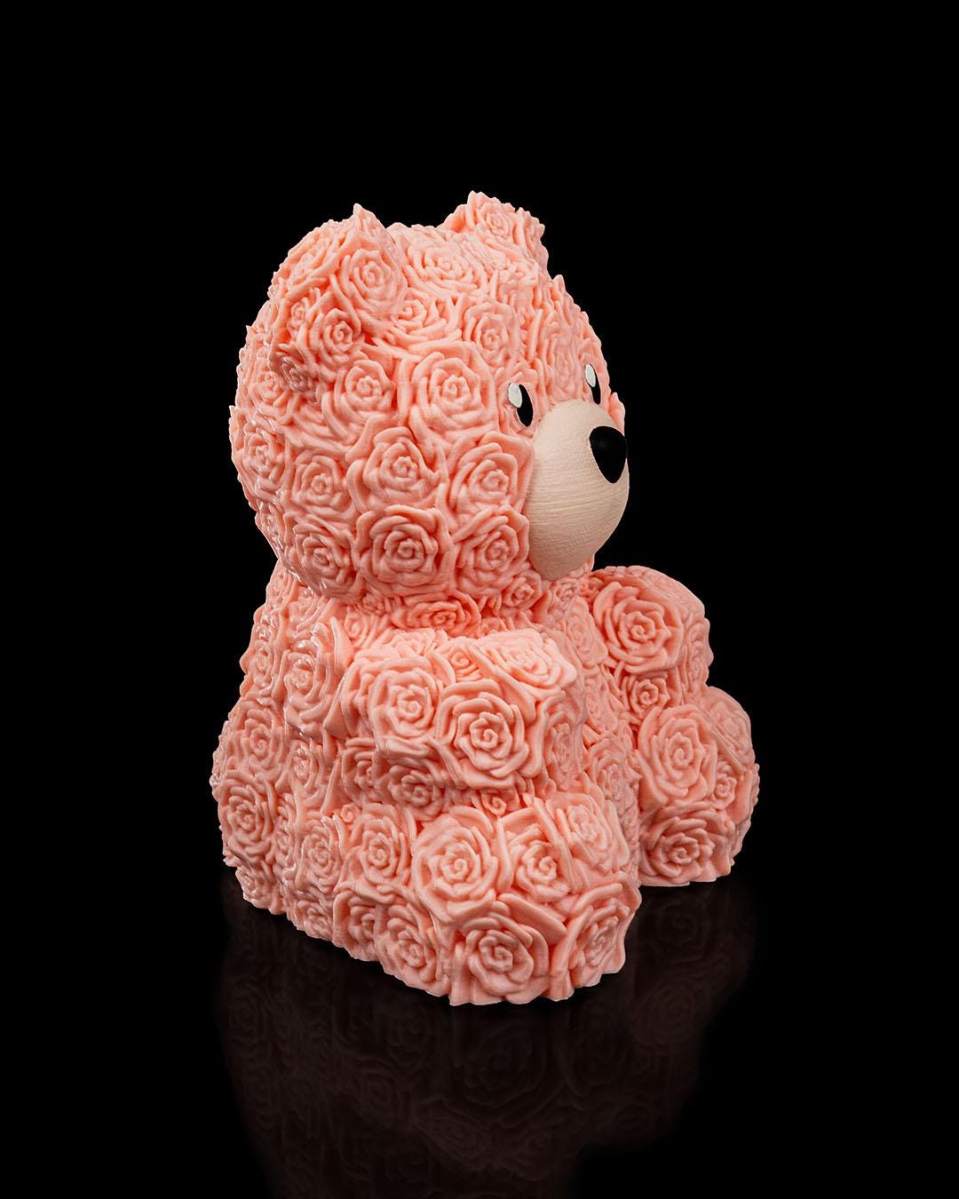 Floral Bear – Rose Bear Decorative Figure, Cute Home Décor