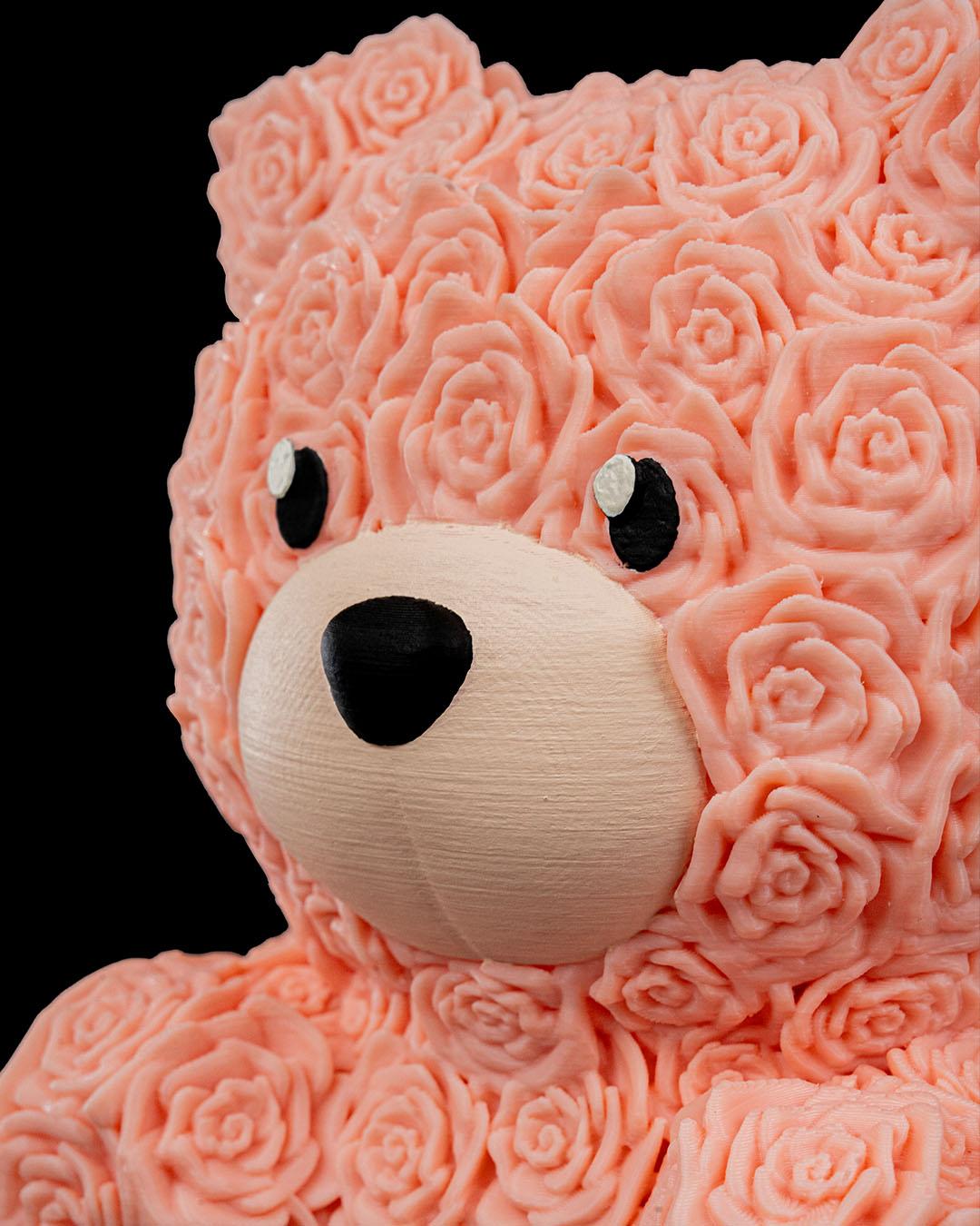 Floral Bear – Rose Bear Decorative Figure, Cute Home Décor