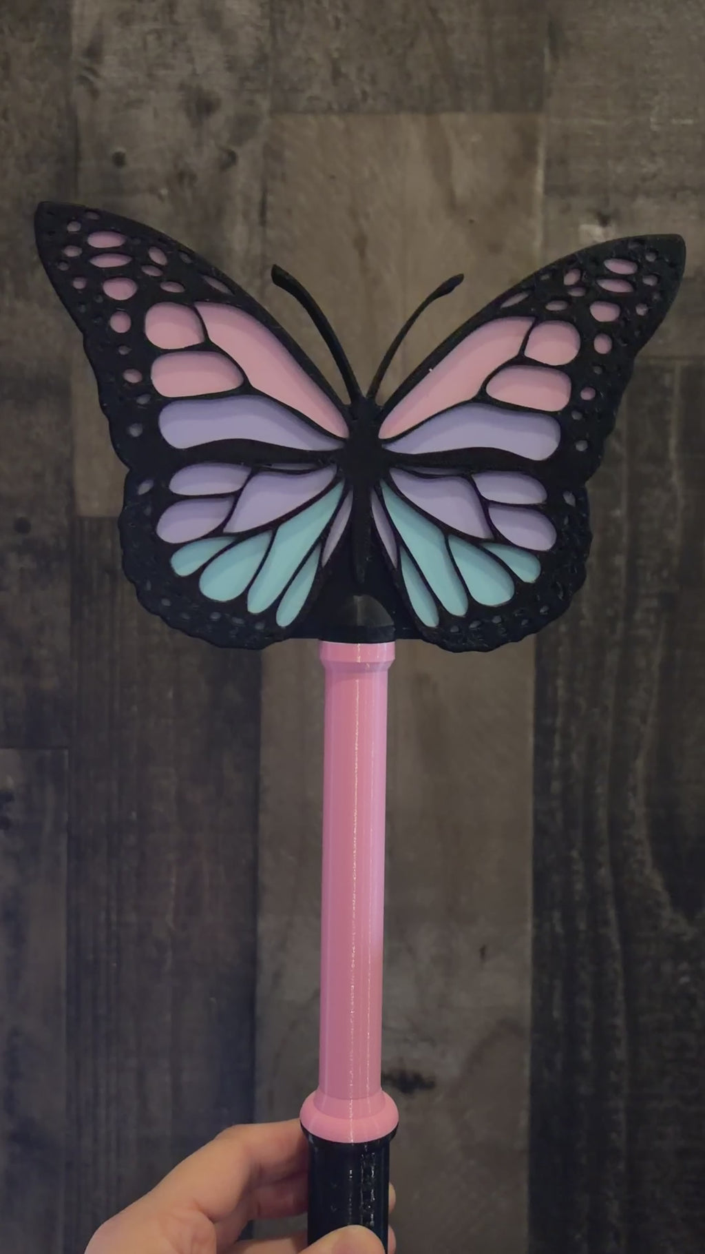 Butterfly & Bee Tap to Pay Wand | 3D Printed Contactless Card Holder | Cute Checkout Accessory | Buy Single or Bundle